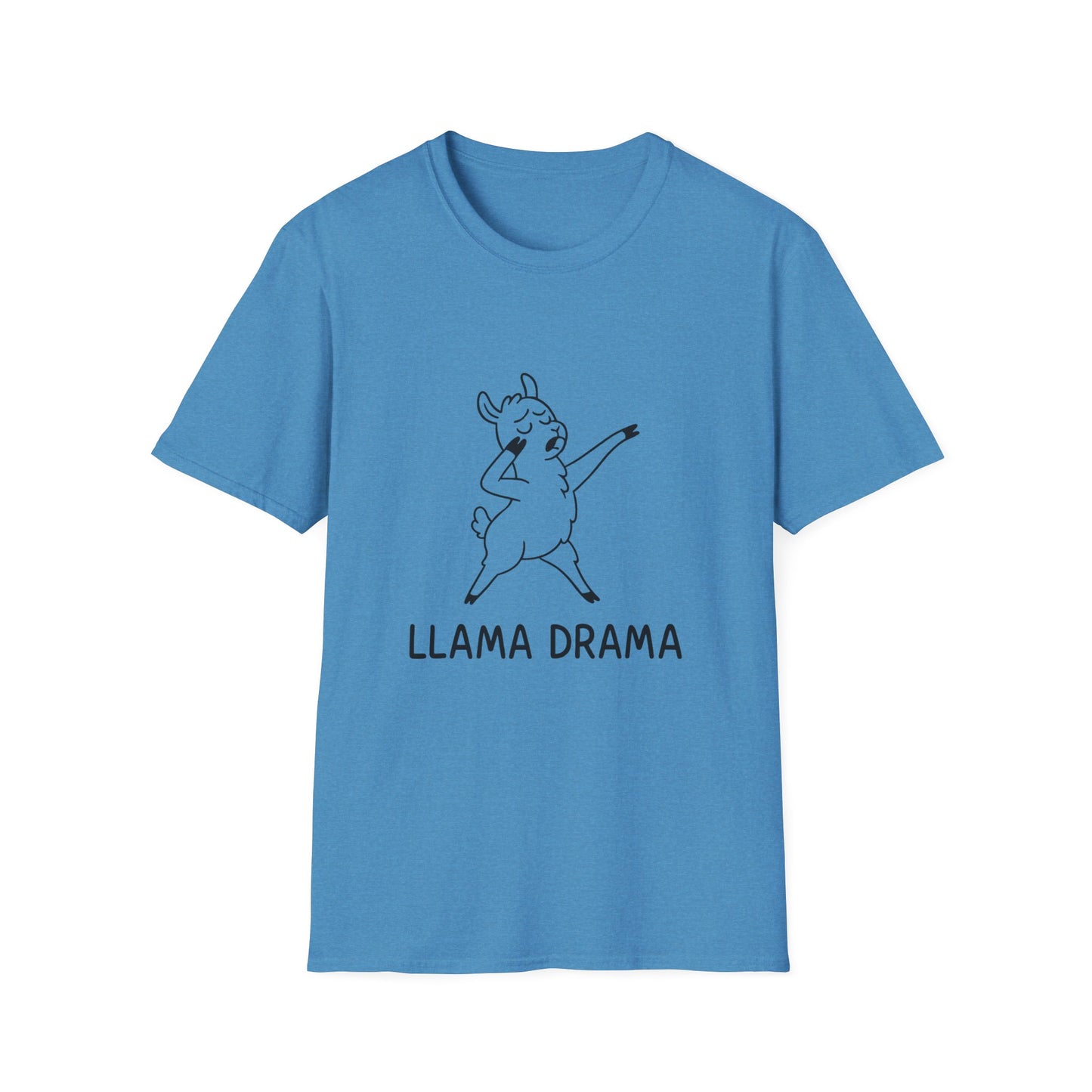 Llama Drama Unisex T-Shirt | Funny Graphic Tee, Gift for Animal Lovers, Cute Apparel, Casual Wear