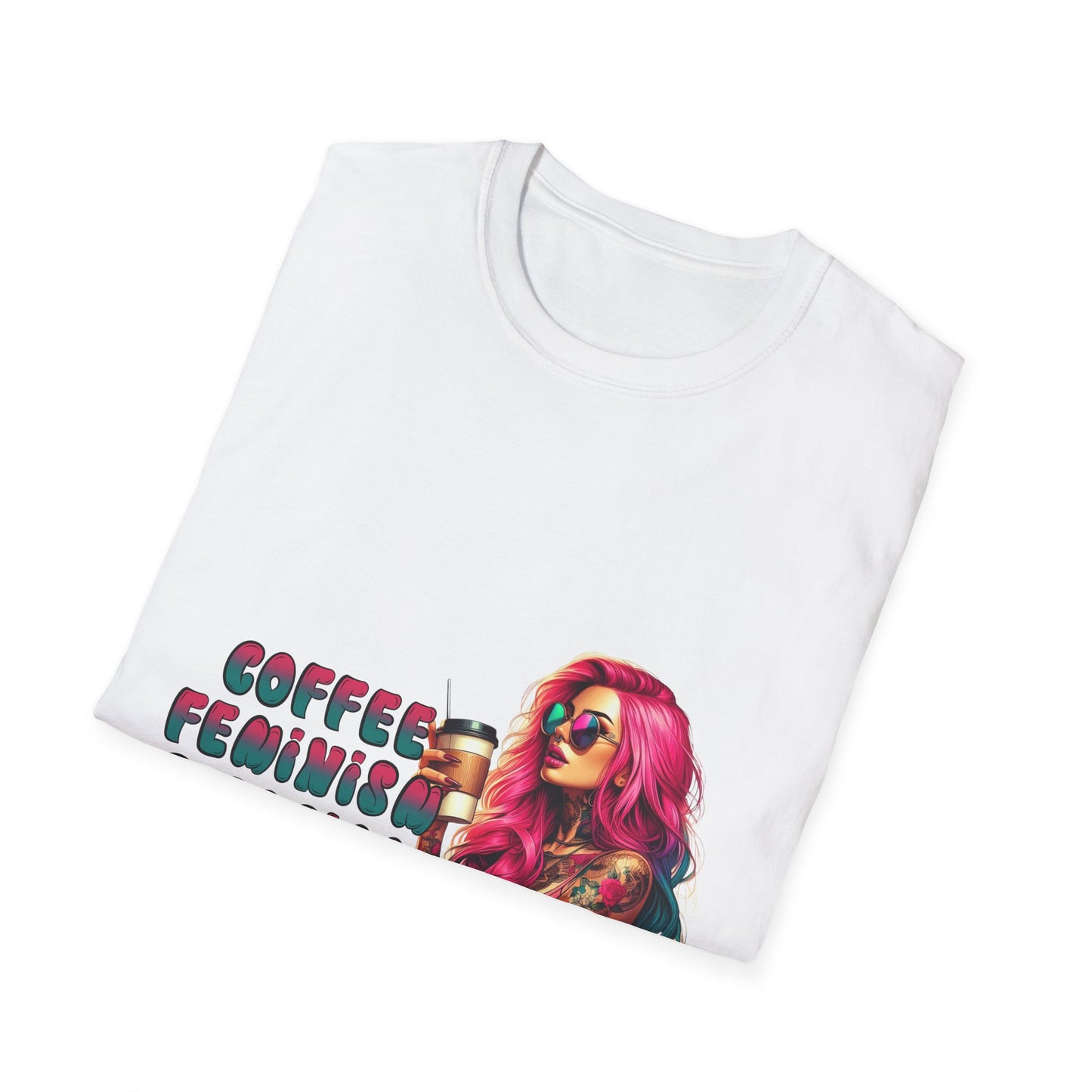 Bold Feminist Statement Tee, Empowerment Shirt, Coffee Lover Gift, Social Justice Apparel, Unisex Softstyle T-Shirt, Casual Wear, Gift [...]