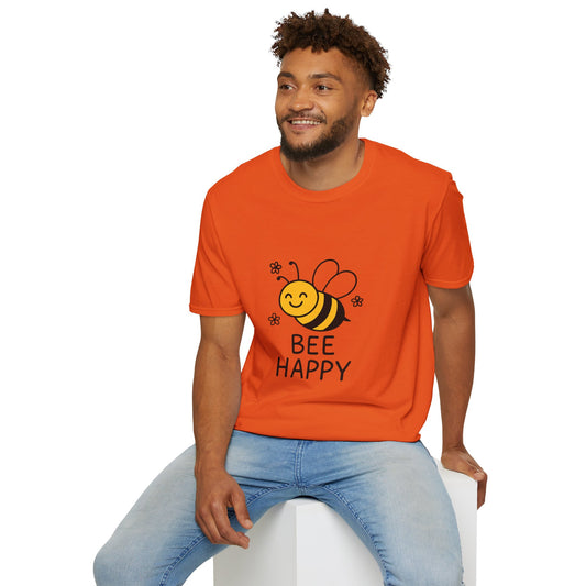 Bee Happy Unisex Softstyle T-Shirt | Cute Bee Graphic Tee, Fun Gift for Kids and Adults, Summer Vibe Shirt, Bee-themed Apparel, Nature [...]