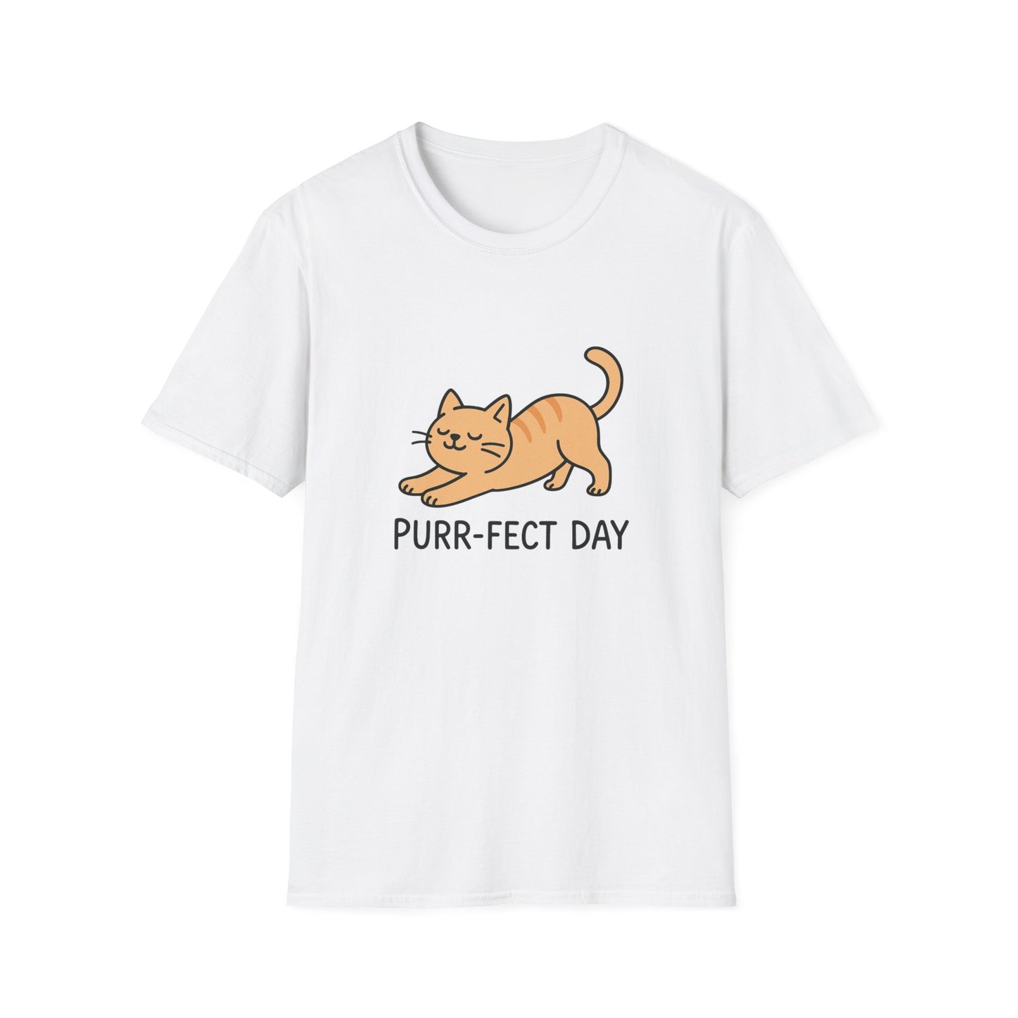 Purr-fect Day Cat T-Shirt, Funny Cat Tee, Unisex Animal Lover Shirt, Gift for Cat Owners, Cute Pet Tee