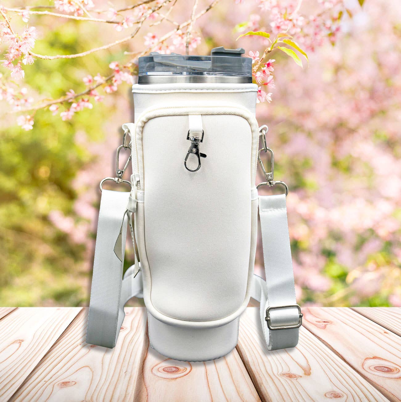 40 oz Tumbler "Handle" Bag - Cream