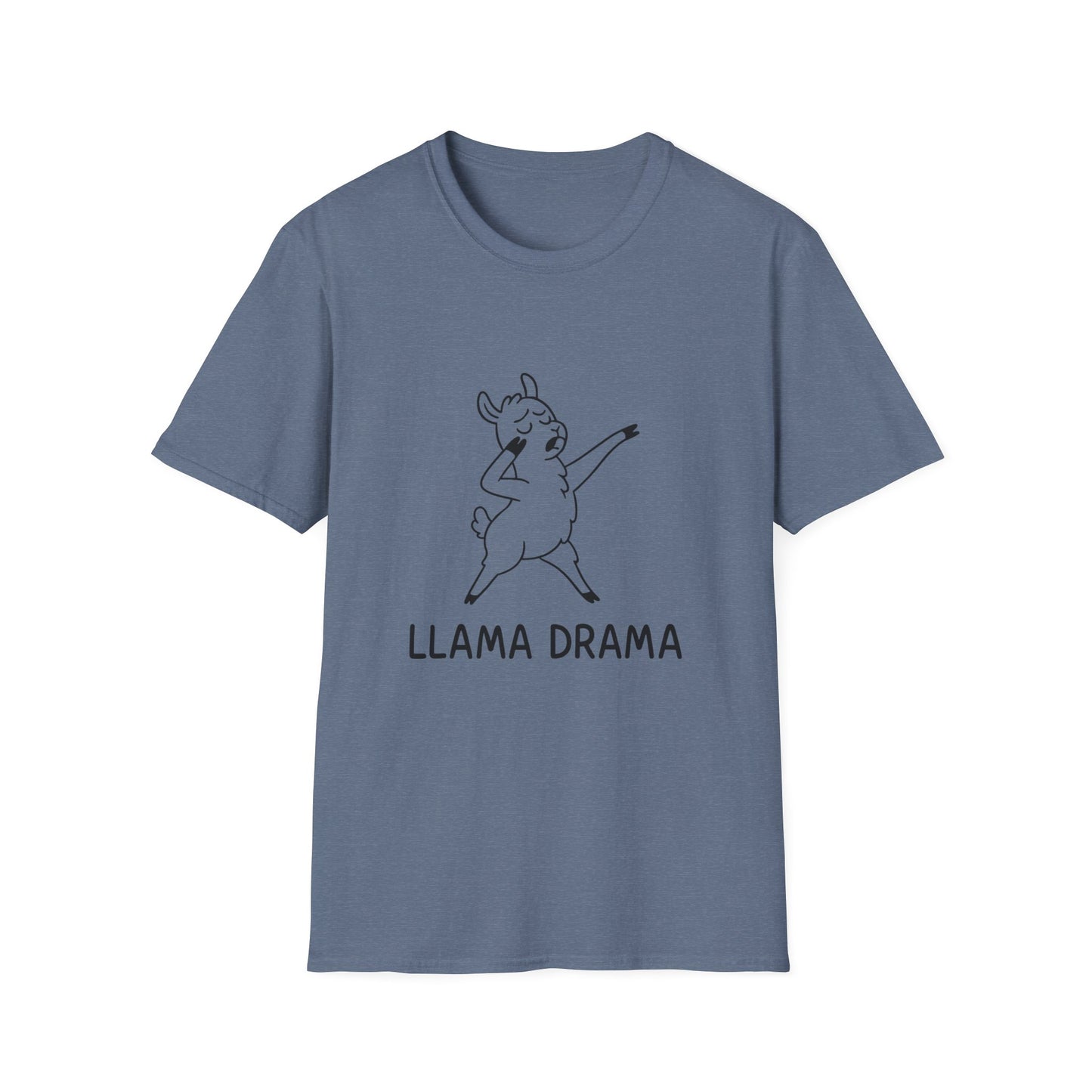 Llama Drama Unisex T-Shirt | Funny Graphic Tee, Gift for Animal Lovers, Cute Apparel, Casual Wear