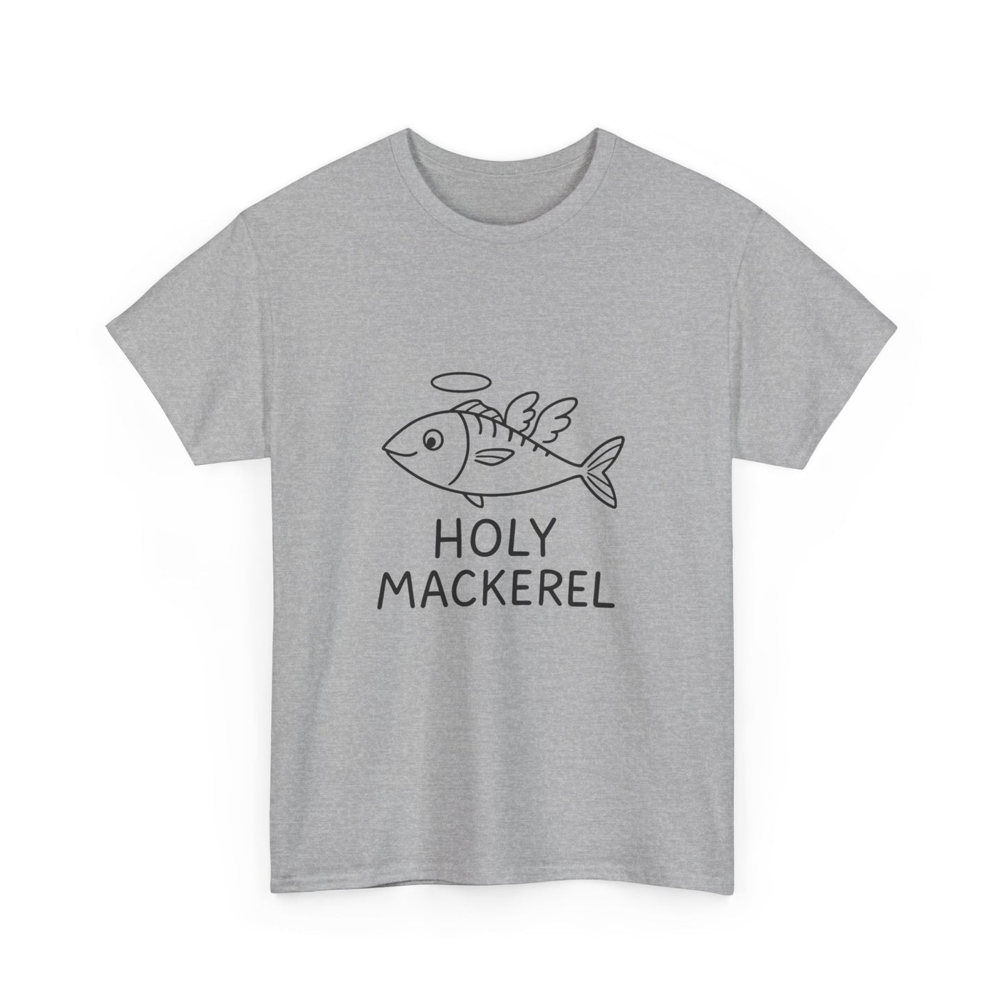 Holy Mackerel Unisex Tee - Fun Graphic Shirt for Seafood Lovers, Casual Wear, Quirky Gift, Summer Vibes, Fish Enthusiast