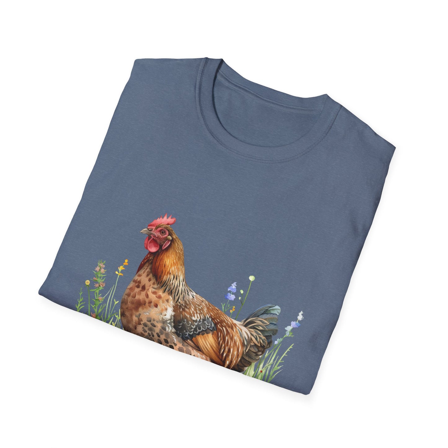 Charming Chicken T-Shirt, Farm Animal Tee, Unisex Graphic Shirt, Nature Lovers Gift, Country Style Casual Wear