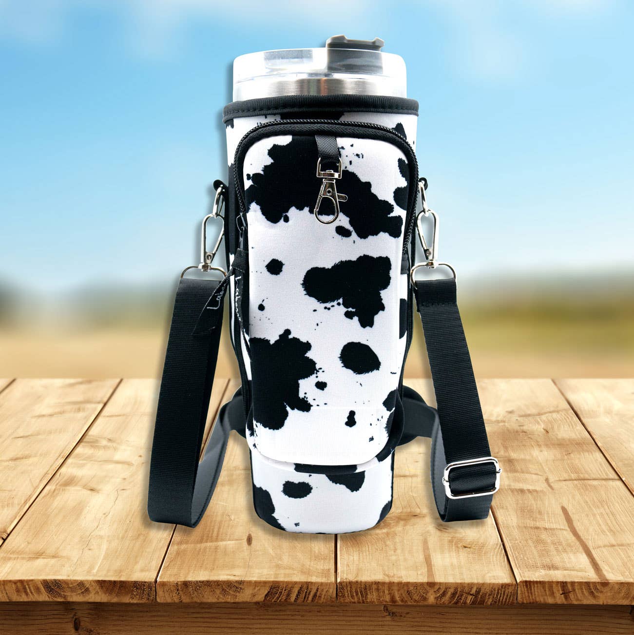 40 oz Tumbler "Handle" Bag - Cow