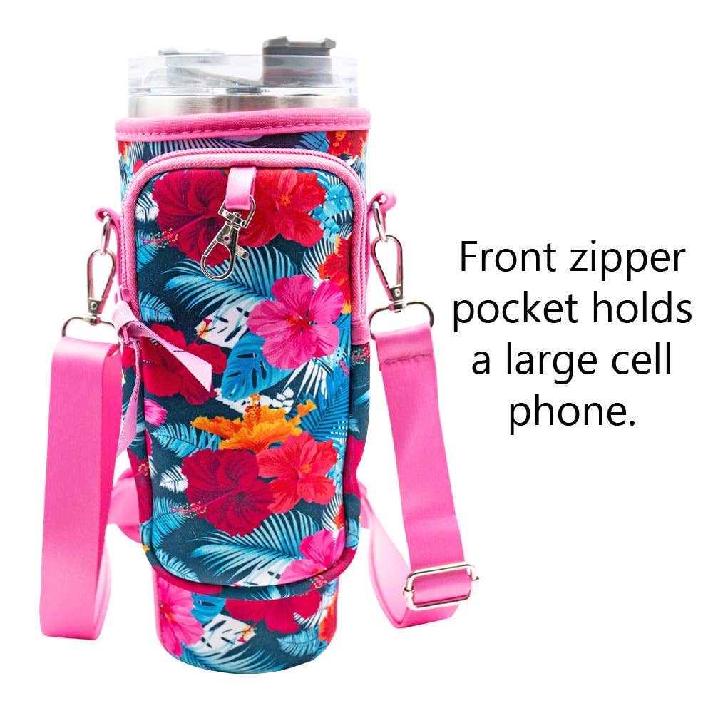 40 oz Tumbler "Handle" Bag - Hawaiian