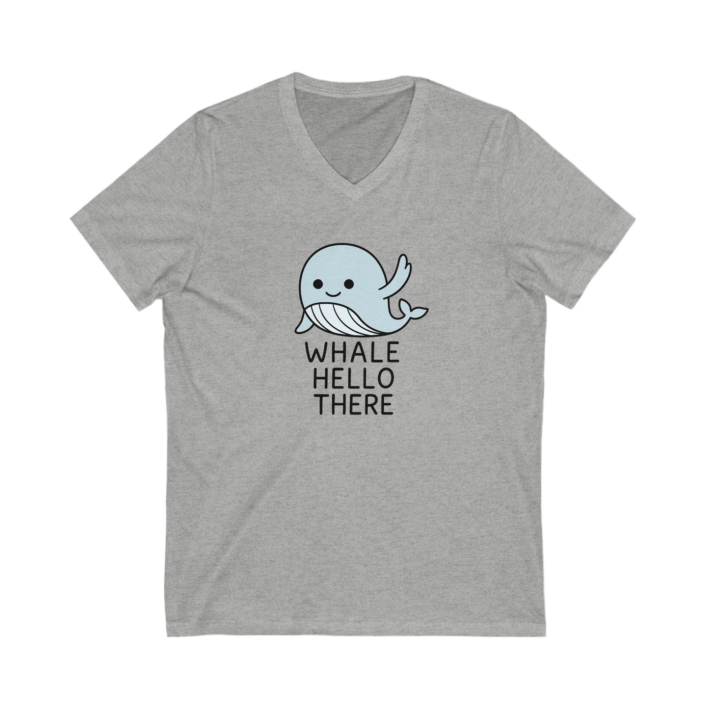 Whale Hello There Tee - Cute Whale Graphic T-Shirt, Unisex V-Neck Shirt, Funny Sea Life Apparel, Gift for Ocean Lovers, Summer [...]