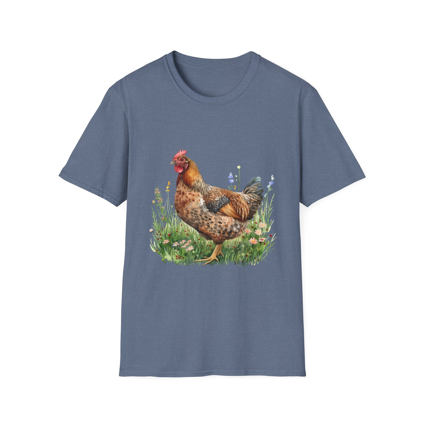 Charming Chicken T-Shirt, Farm Animal Tee, Unisex Graphic Shirt, Nature Lovers Gift, Country Style Casual Wear