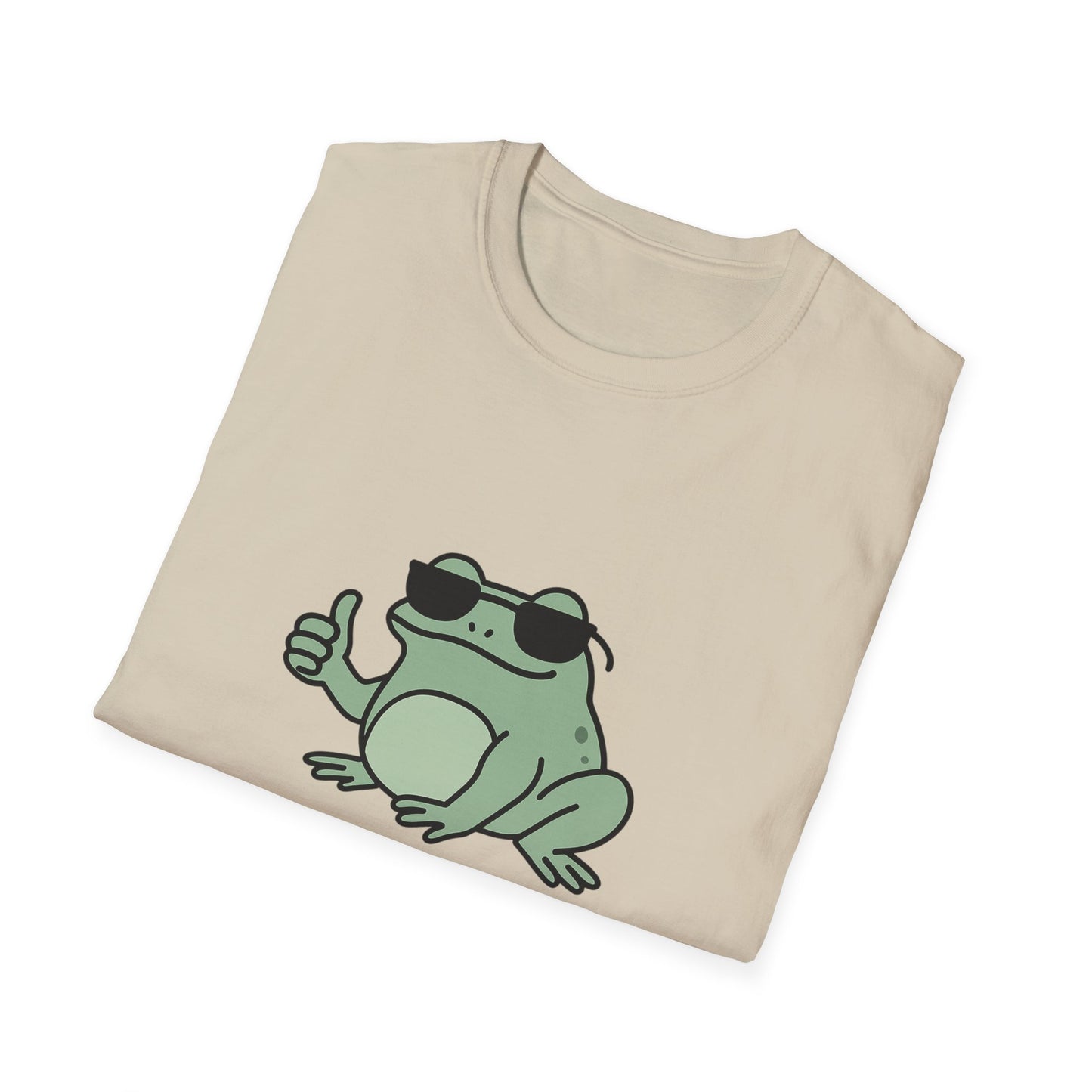 Toad-ally Awesome Unisex Softstyle T-Shirt, Funny Frog Tee, Gift for Animal Lovers, Casual Wear, Birthday Present, Green Humor Shirt
