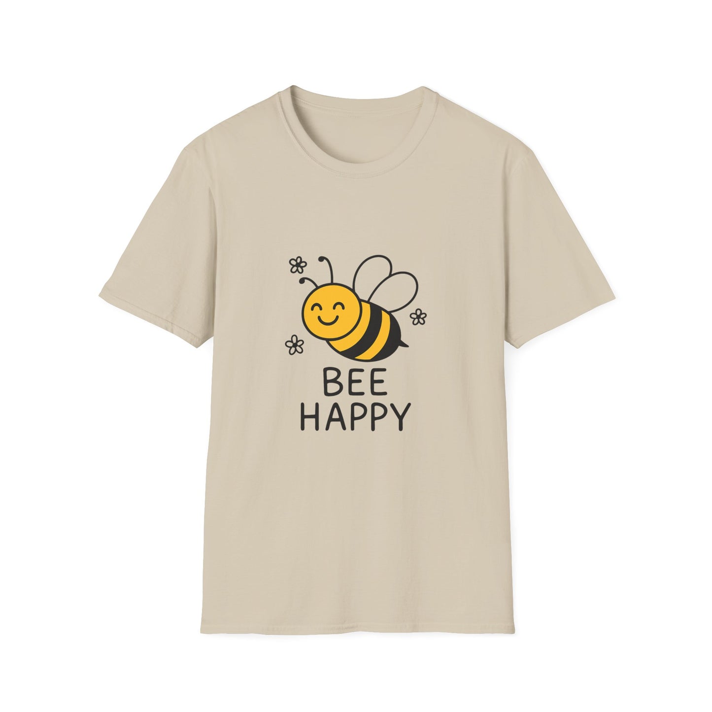 Bee Happy Unisex Softstyle T-Shirt | Cute Bee Graphic Tee, Fun Gift for Kids and Adults, Summer Vibe Shirt, Bee-themed Apparel, Nature [...]