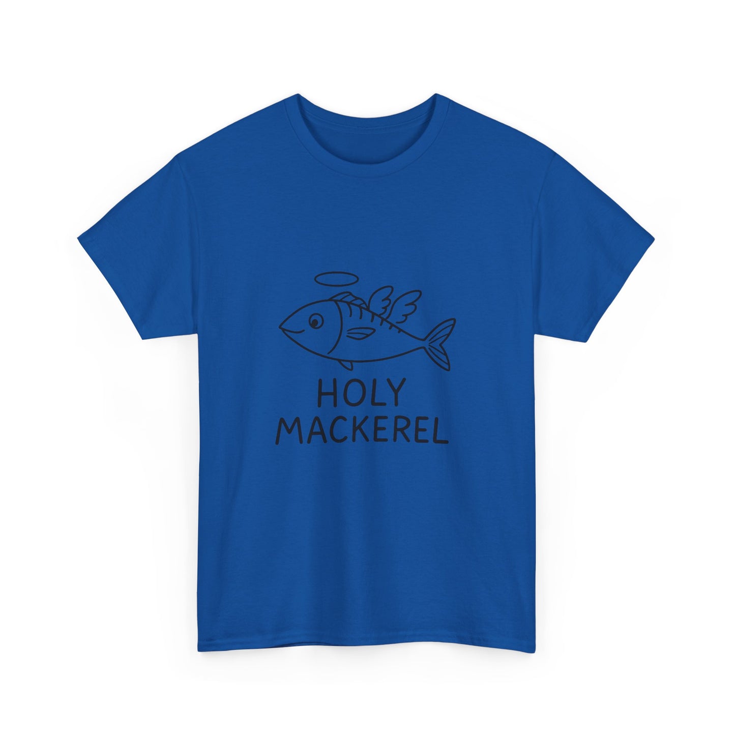 Holy Mackerel Unisex Tee - Fun Graphic Shirt for Seafood Lovers, Casual Wear, Quirky Gift, Summer Vibes, Fish Enthusiast