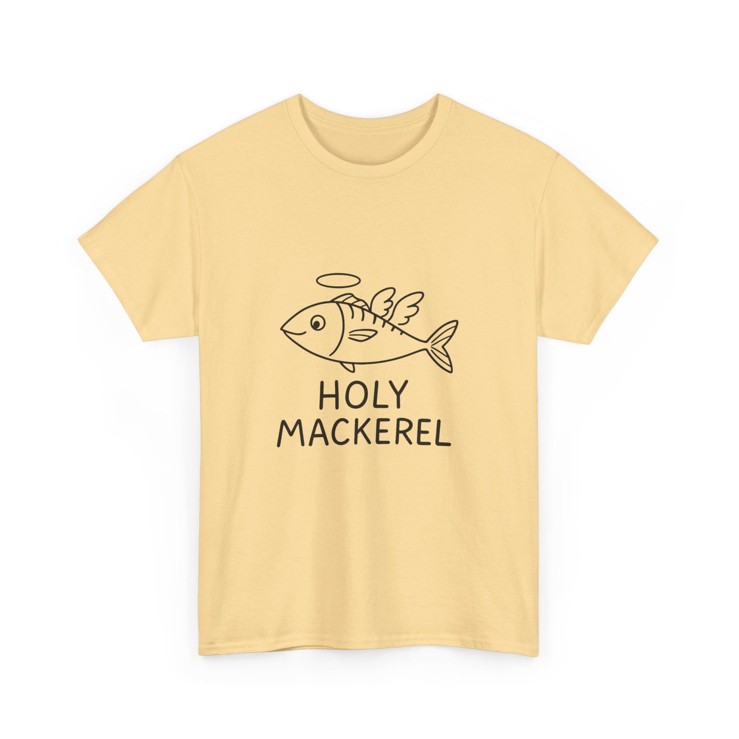 Holy Mackerel Unisex Tee - Fun Graphic Shirt for Seafood Lovers, Casual Wear, Quirky Gift, Summer Vibes, Fish Enthusiast