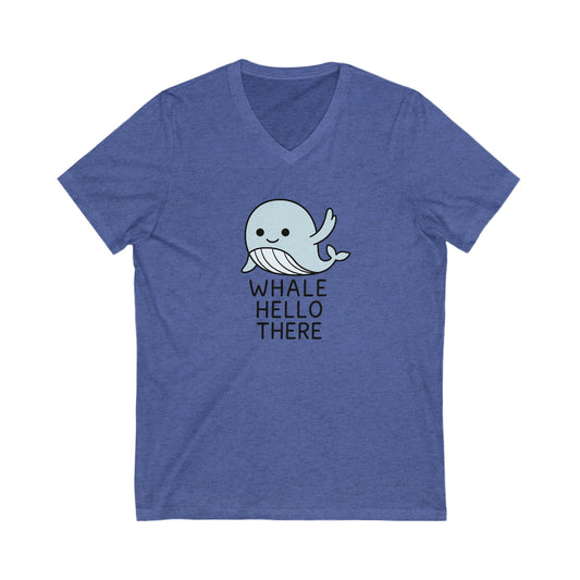 Whale Hello There Tee - Cute Whale Graphic T-Shirt, Unisex V-Neck Shirt, Funny Sea Life Apparel, Gift for Ocean Lovers, Summer [...]