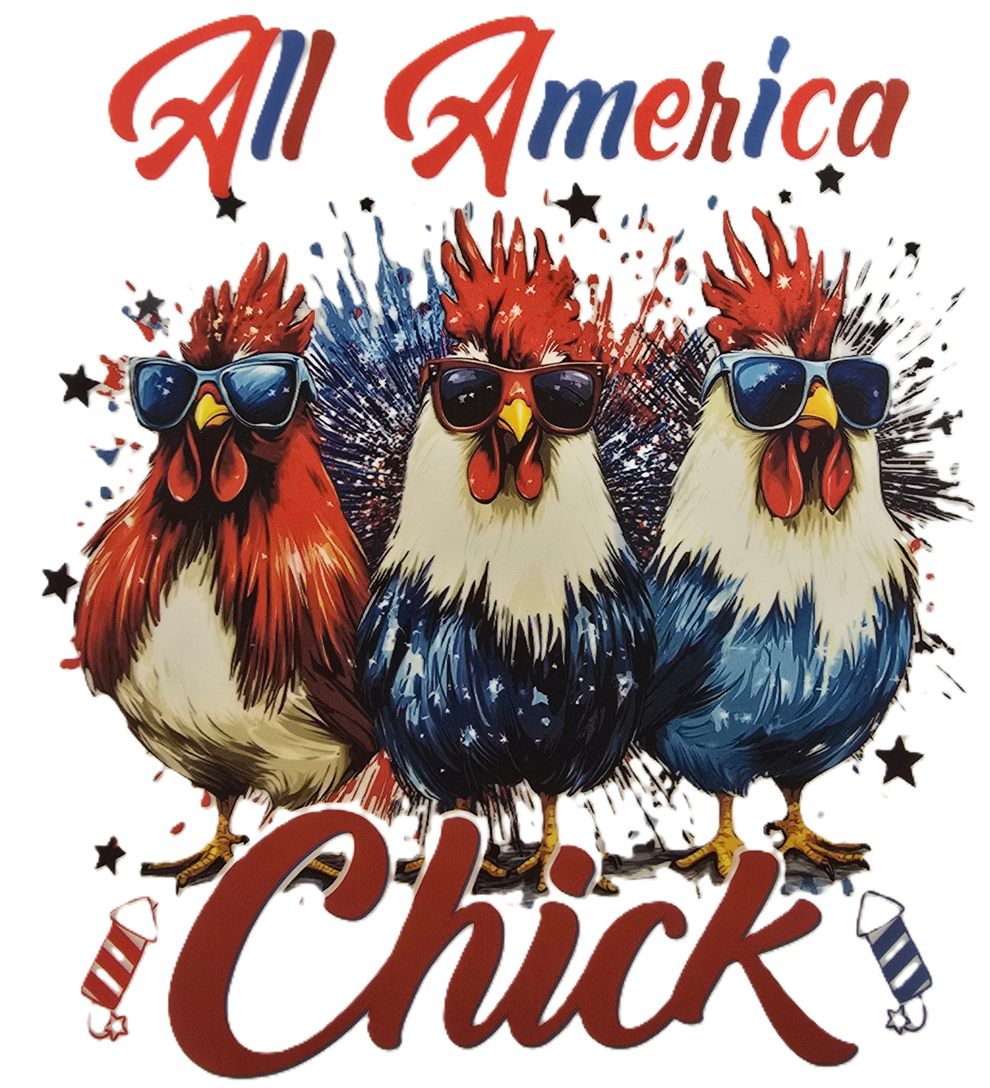 All America Chick Tshirt