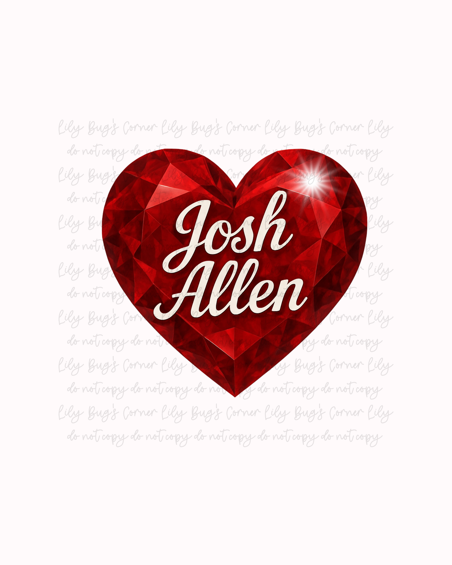 Josh Heart Shirt – Football Fan Valentine Graphic Tee