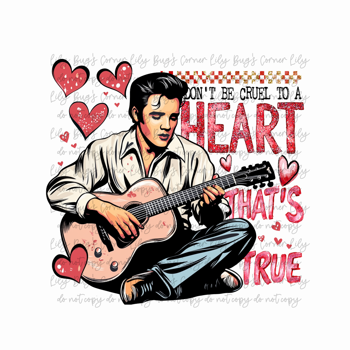 Don’t Be Cruel to a Heart That’s True Shirt | Retro Valentine Music Tee | Vintage Valentine Graphic T-Shirt