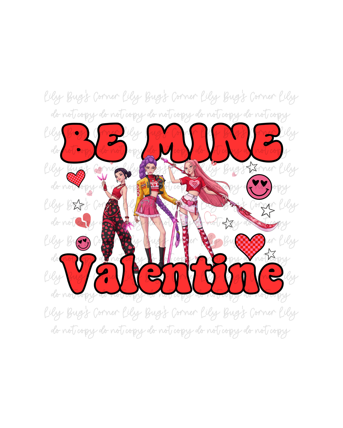 Be Mine Valentine Graphic Tee | Trendy Valentine Girl Gang Shirt