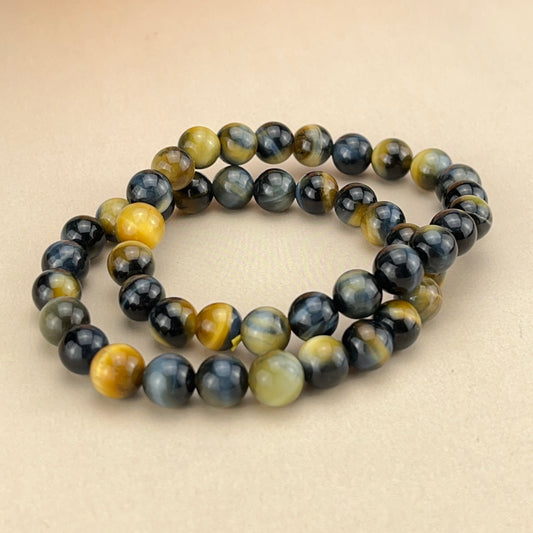 Natural 8mm Dream Tiger Eye Crystal Stretch Bracelet