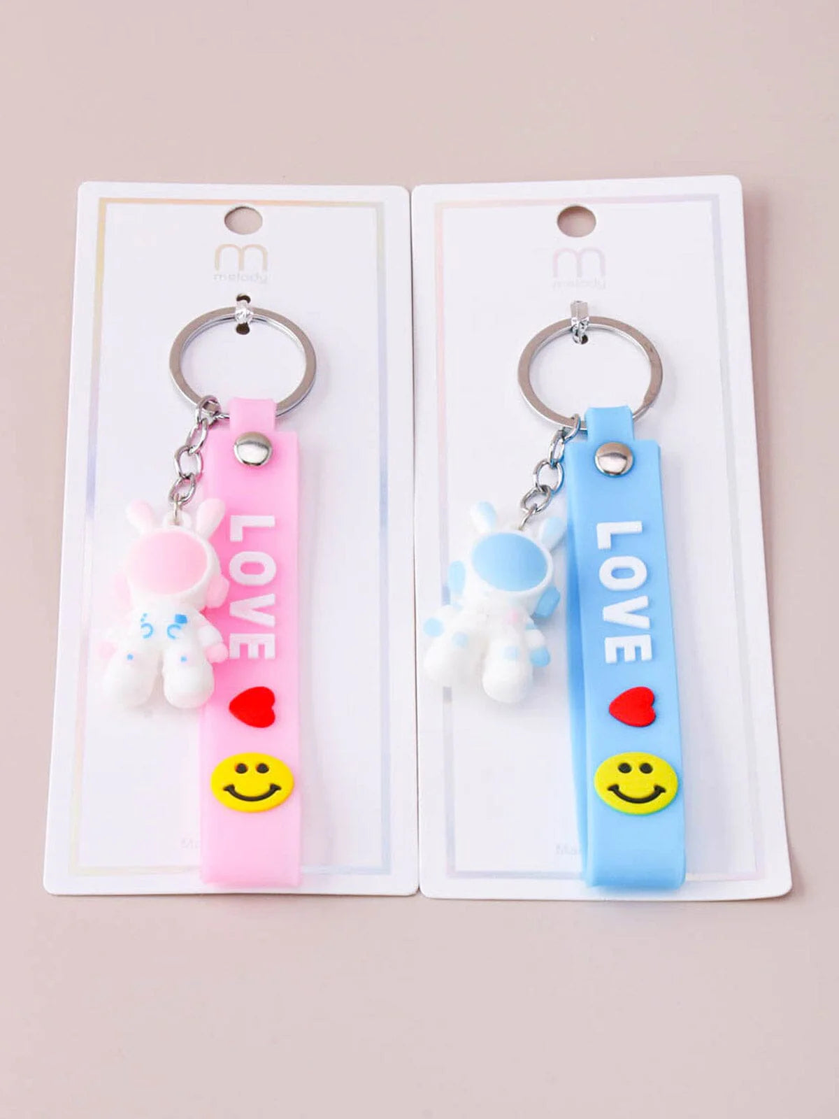 Fashion Multi Color Graphic Keychain