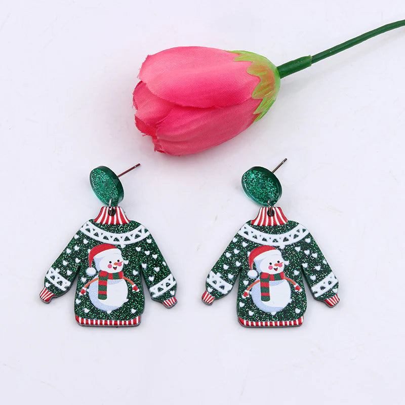 Christmas Acrylic Earrings