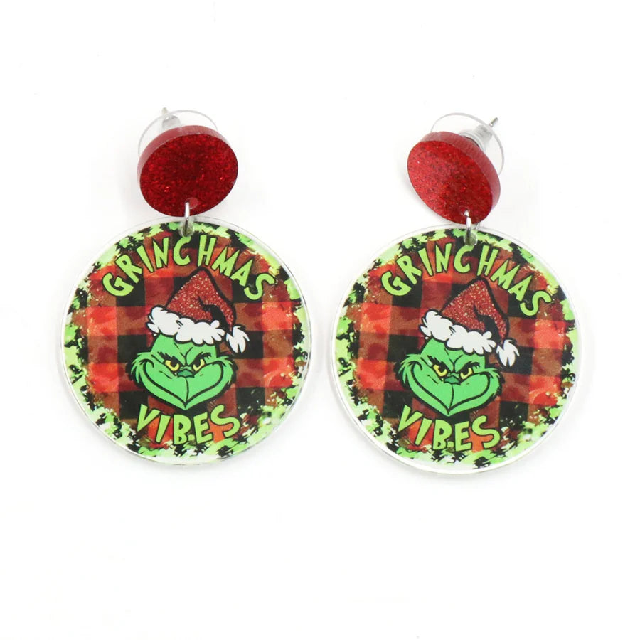 Christmas Acrylic Earrings