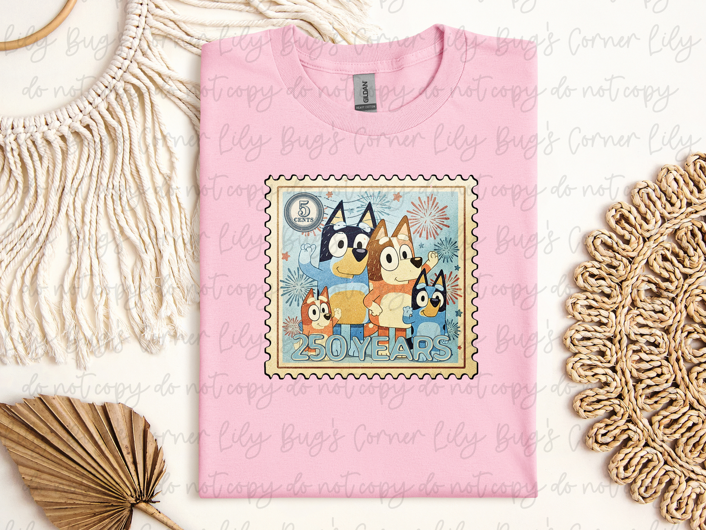 250 Years Patriotic Stamp Shirt | Vintage Fireworks Celebration Tee