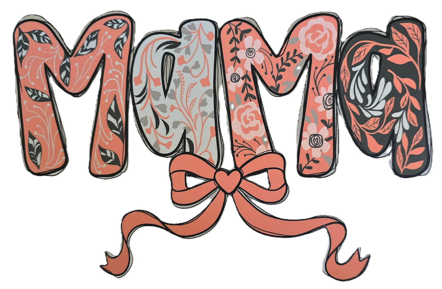 Vines and Leaves Mama Tshirt