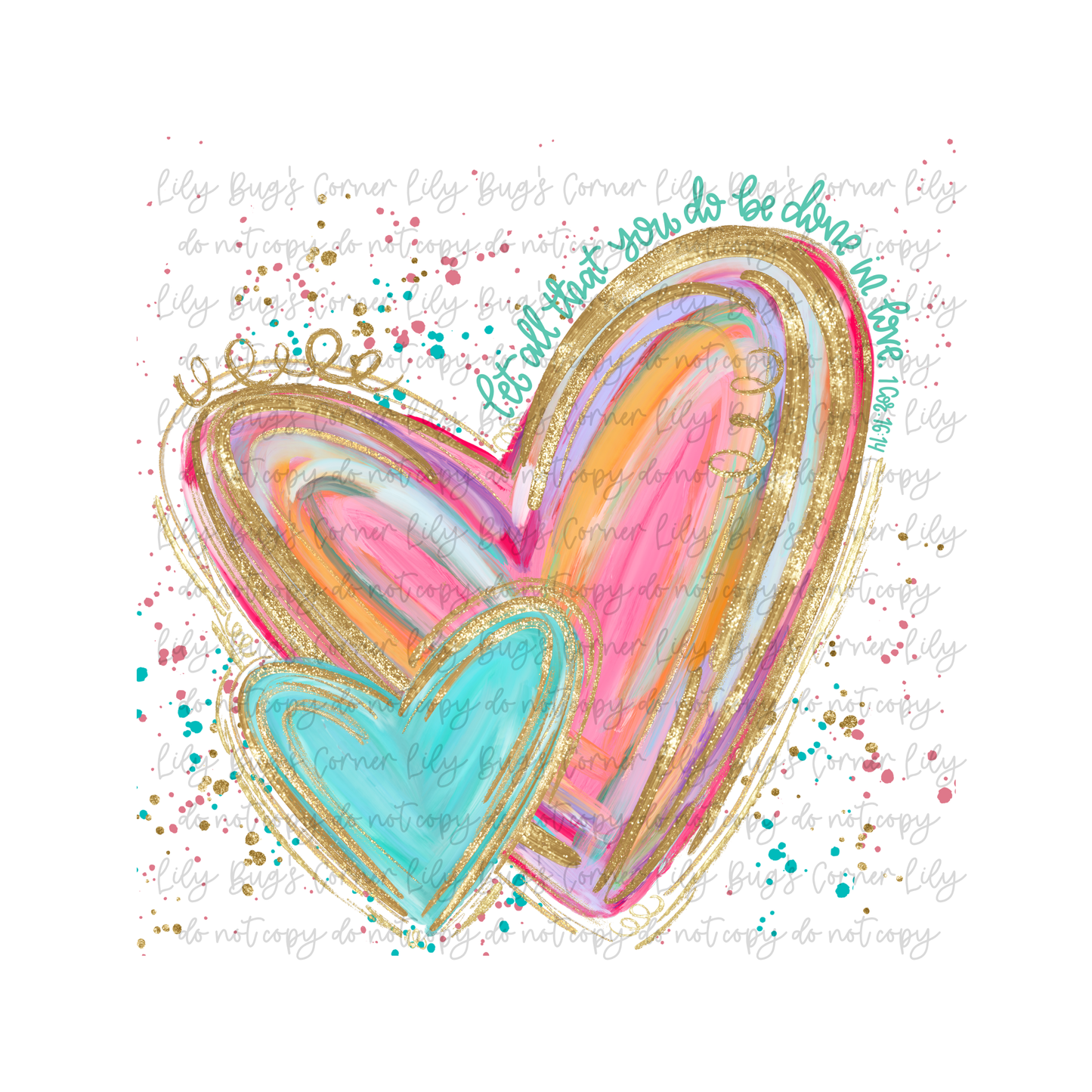 Painted Heart Love Shirt – Colorful Valentine Graphic Tee