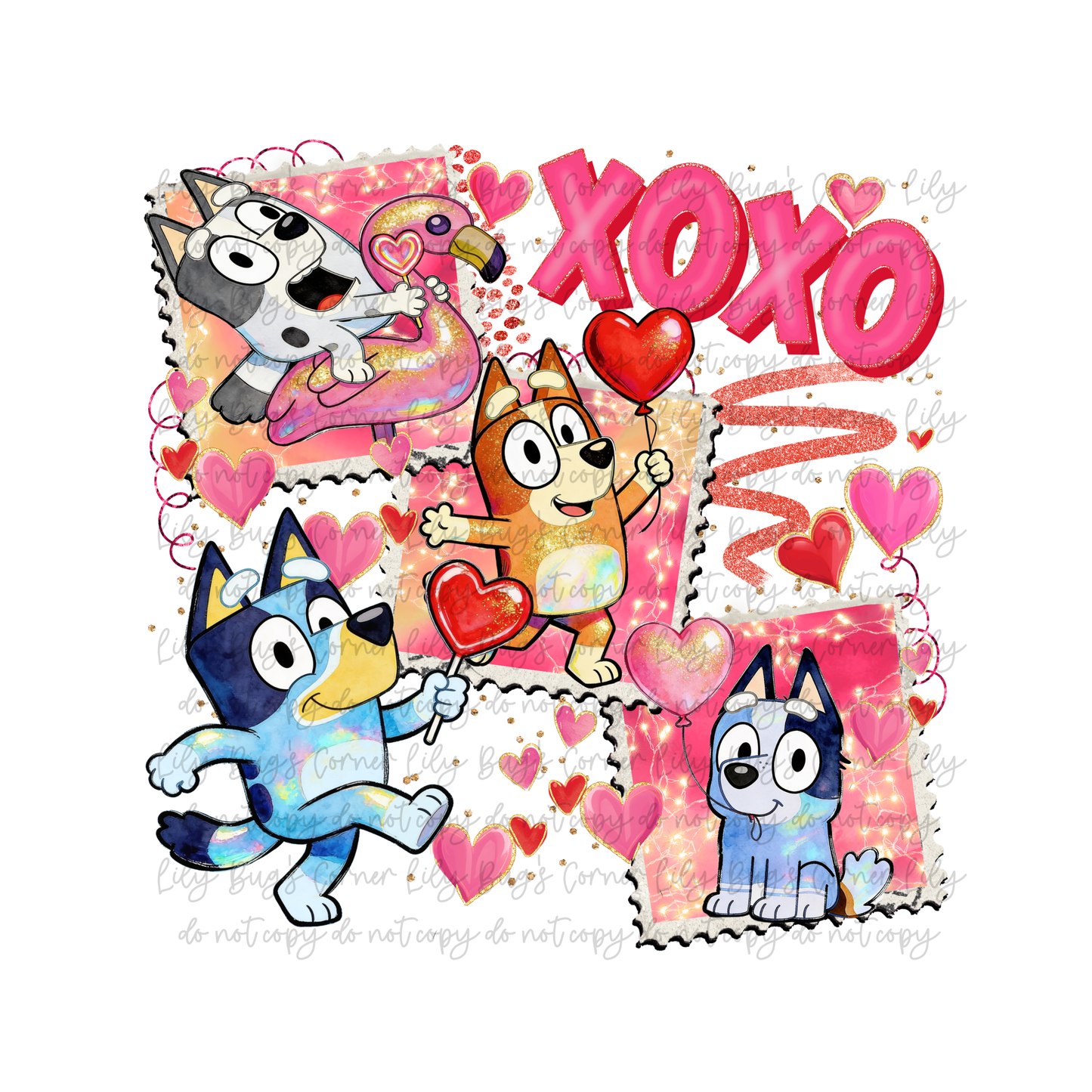 Cute Puppy Valentine Sweatshirt – XOXO Cartoon Dog Crewneck