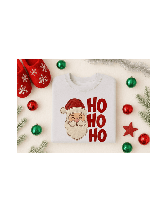 Ho Ho Ho Santa T-Shirt | Classic Christmas Graphic Tee | Festive Holiday Santa Shirt