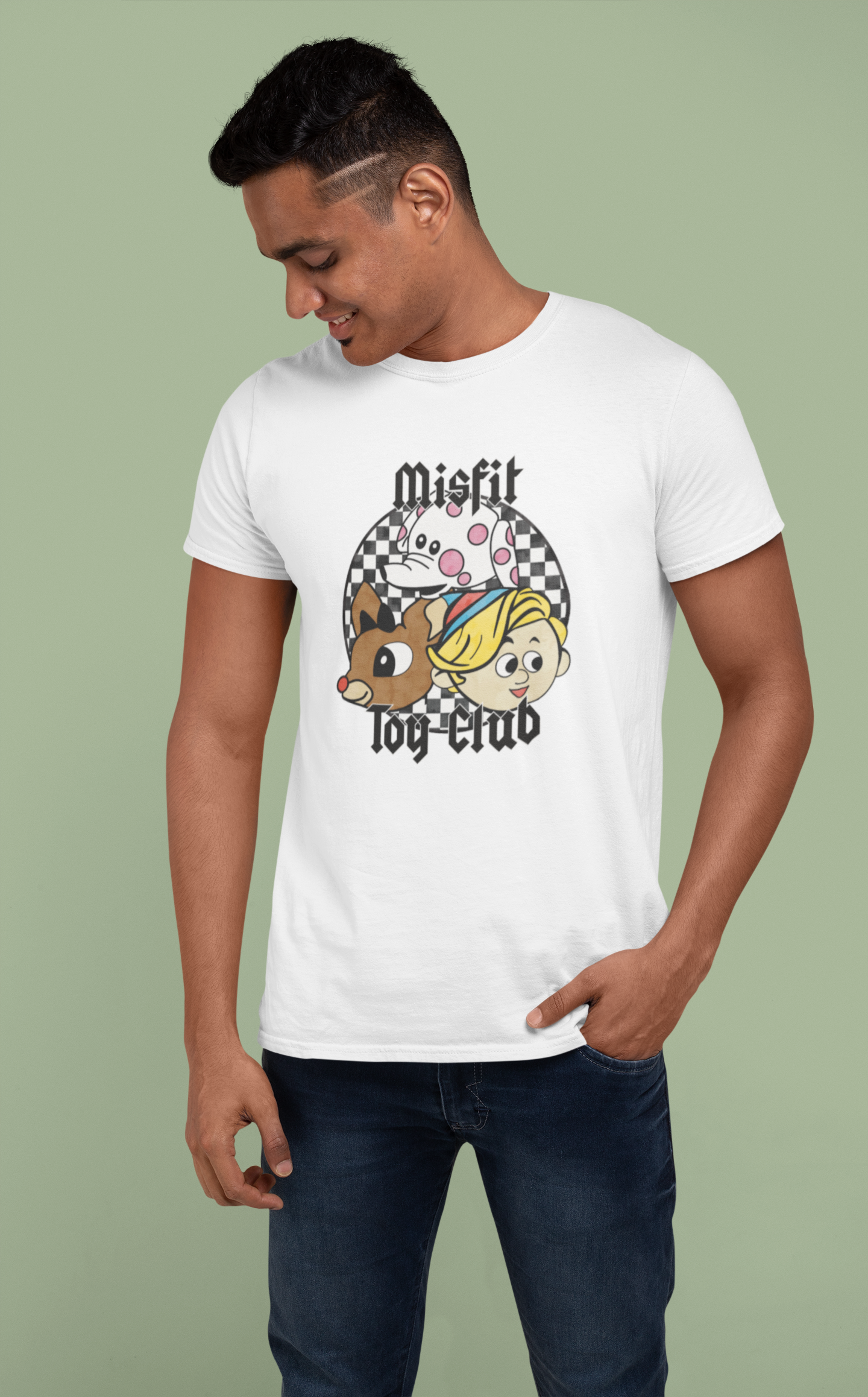 Misfit Toy Club T-Shirt – Vintage Holiday Graphic Tee
