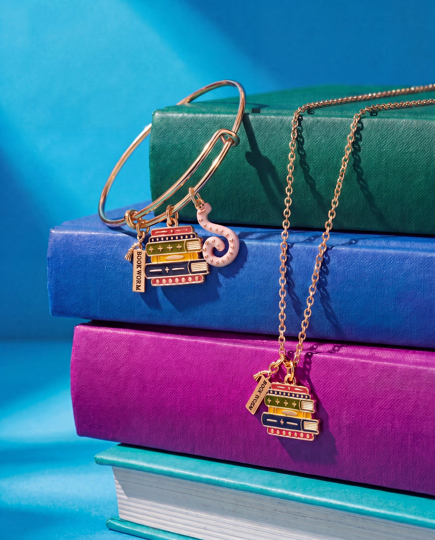 Book Club Multicharm Bangle