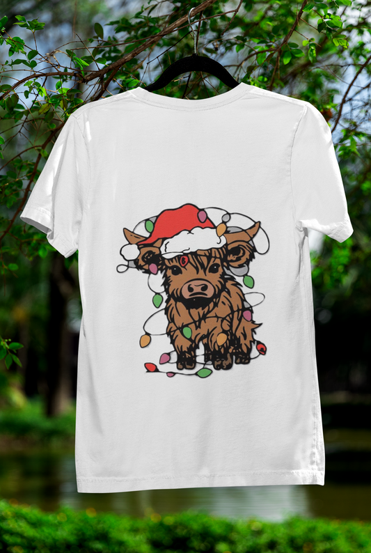 Highland Cow Short Sleeve Tee