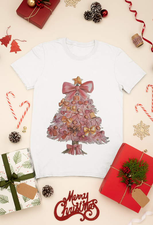 Pink Christmas Time Tee