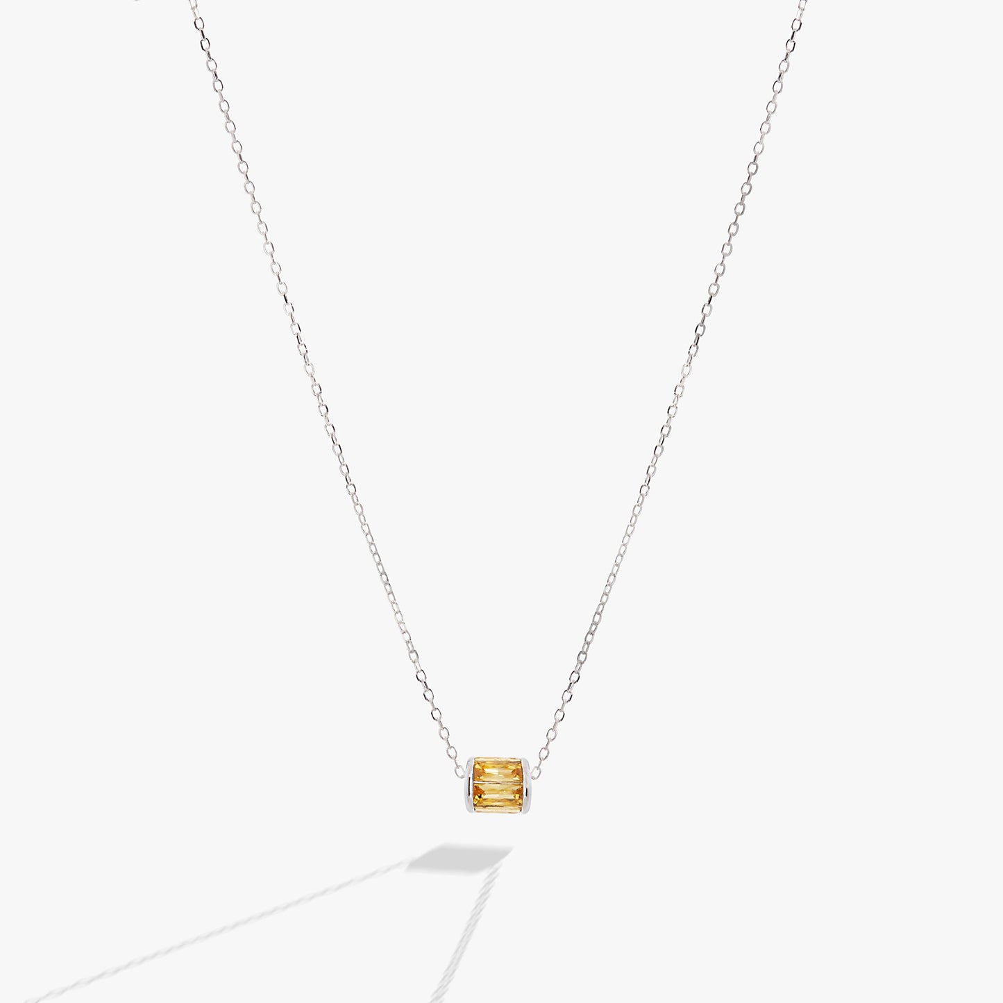 November Birthstone Precious Pendant Necklace