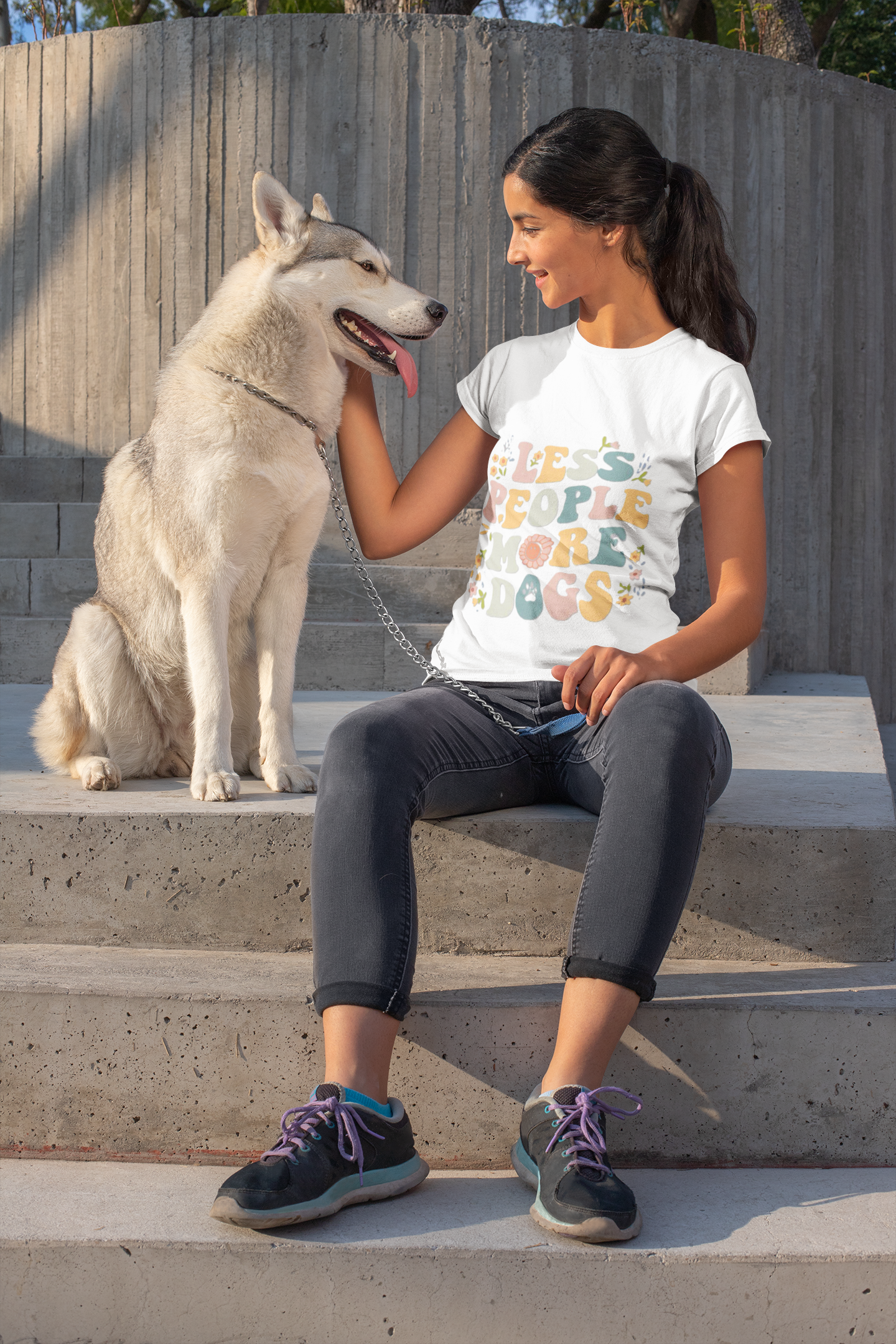 Less People More Dogs Tee